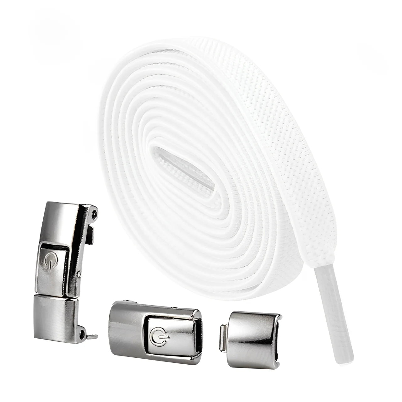 lacet élastique blanc sans noeud