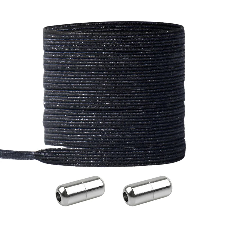 lacets élastiques originaux noir embout en métal