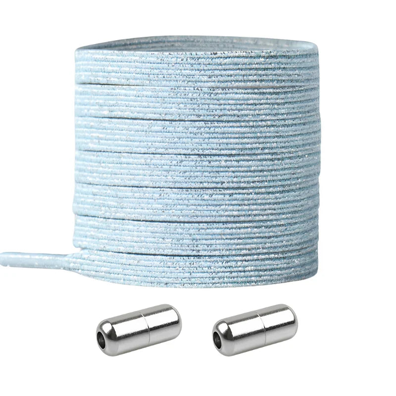 lacets élastiques originaux bleu embout en métal