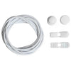 lacet élastique autobloquant blanc