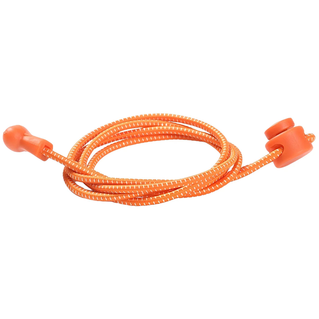 lacet élastique autobloquant orange et blanc