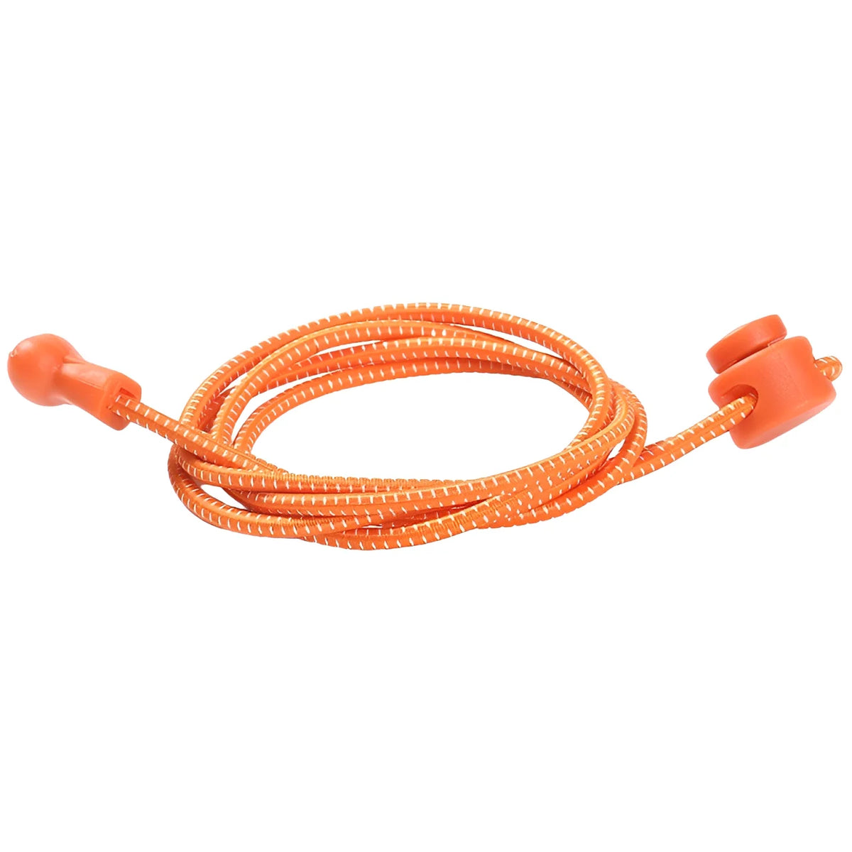 lacet élastique autobloquant orange et blanc
