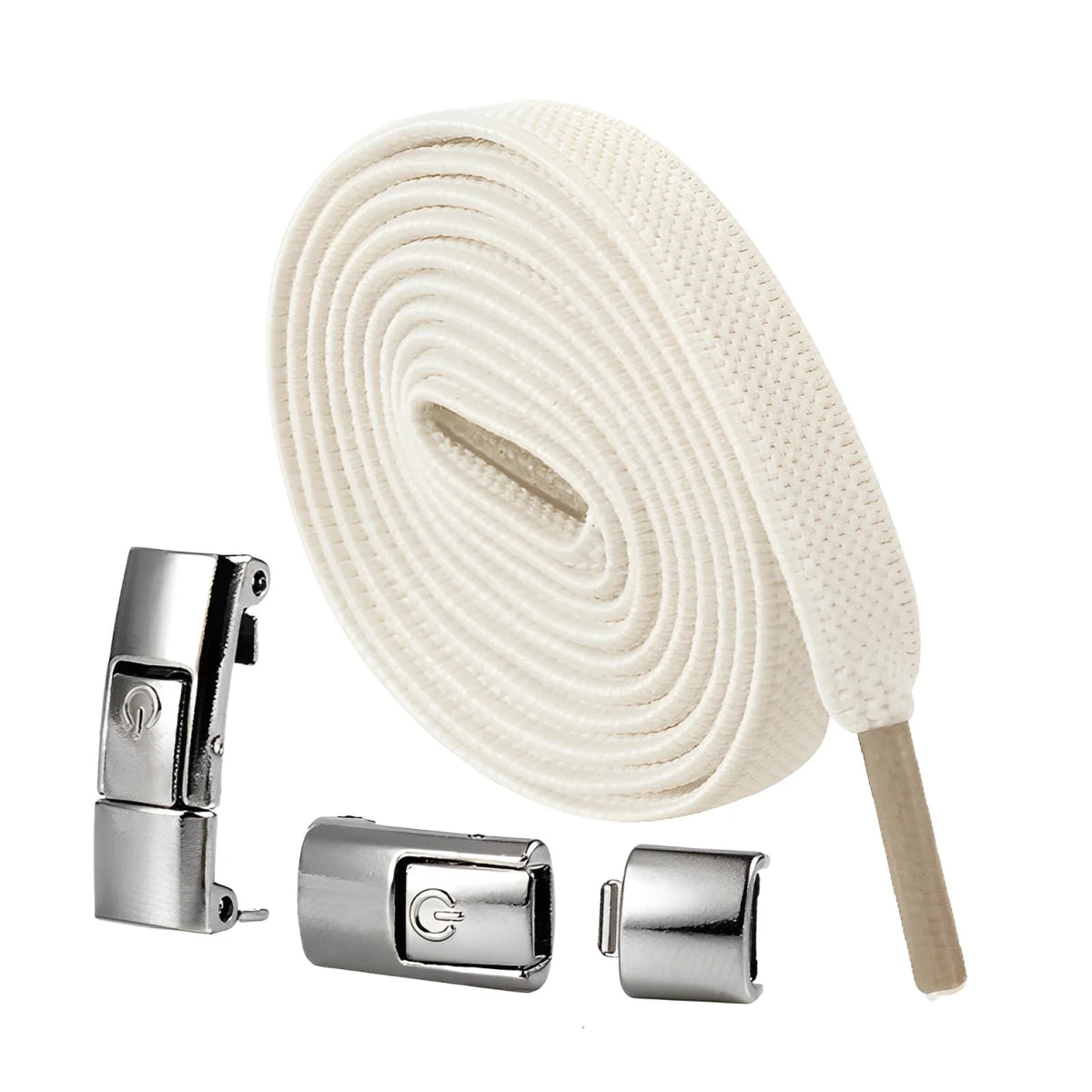 lacet elastique beige sans noeud