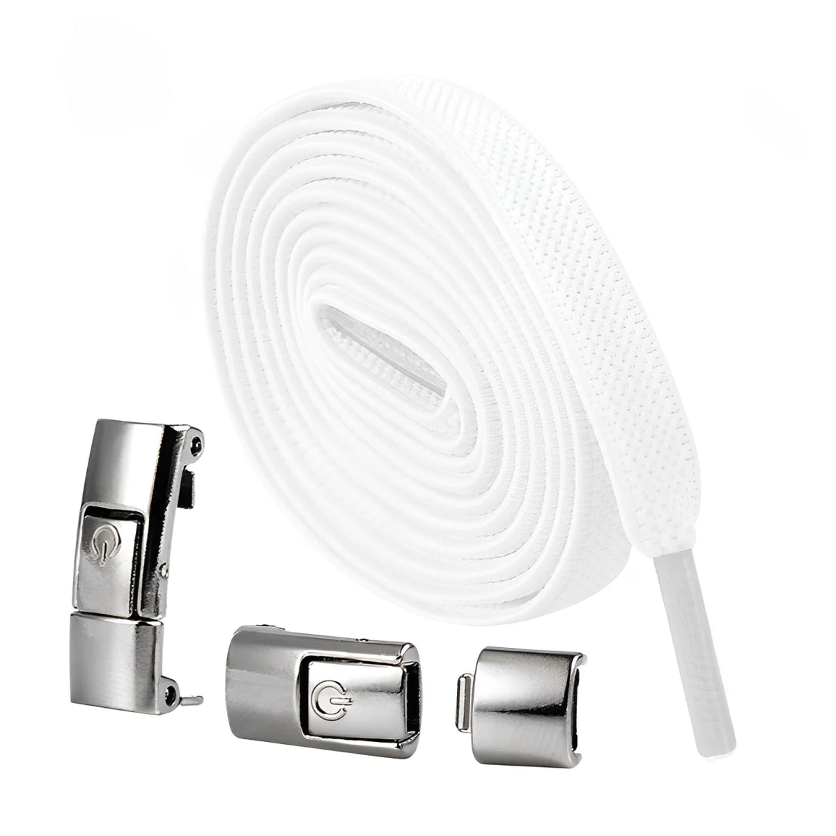 lacet élastique blanc sans noeud