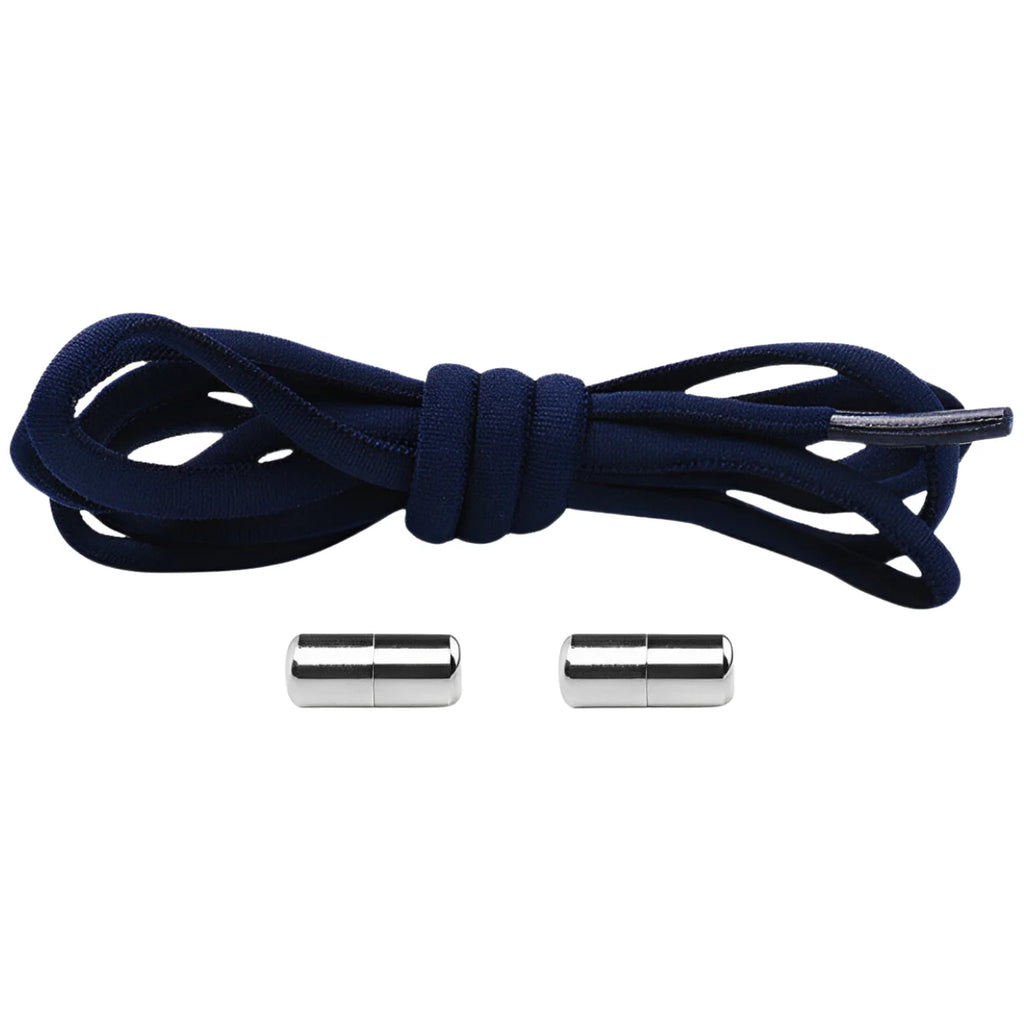 lacet élastique bleu marine embout en métal