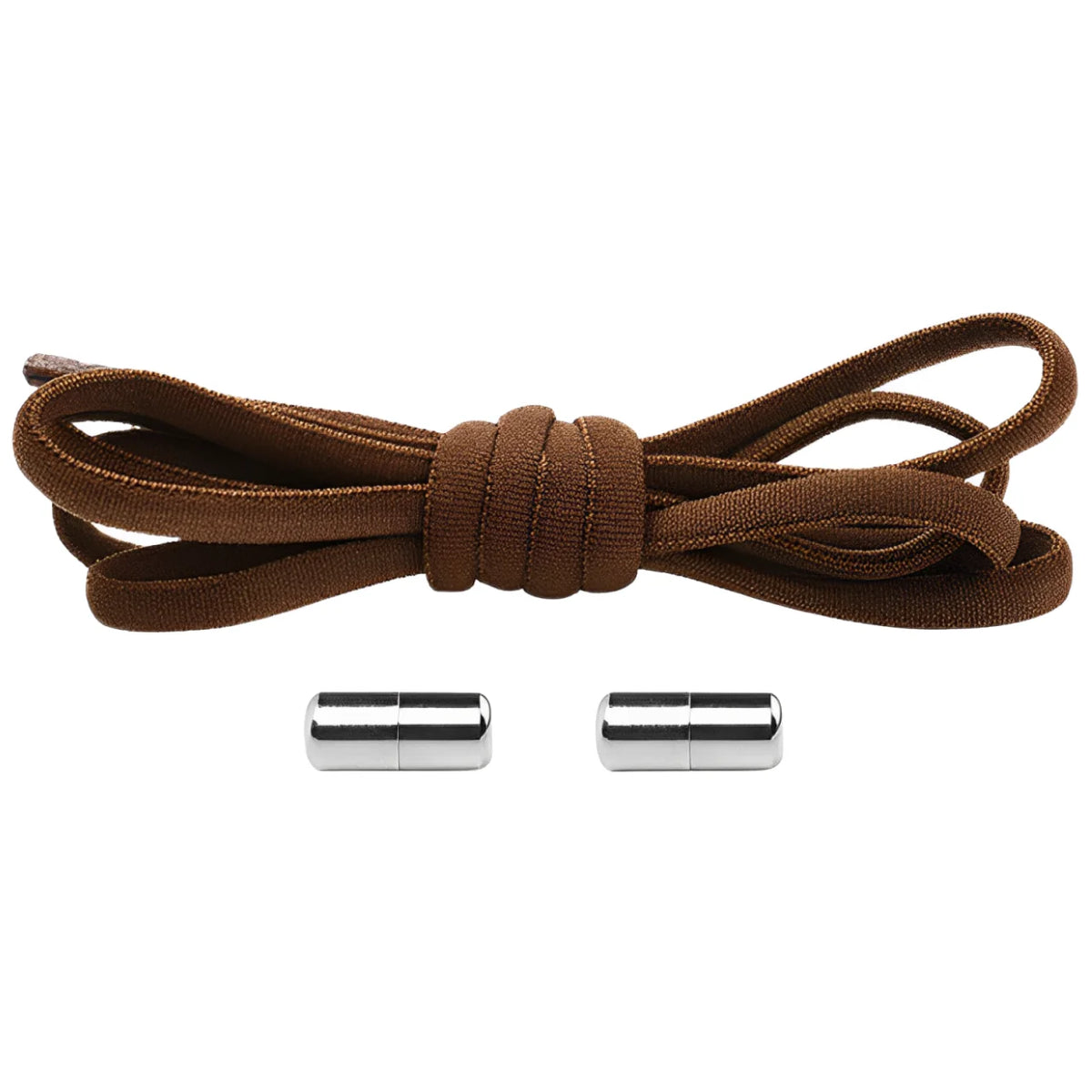 lacet élastique marron embout en métal