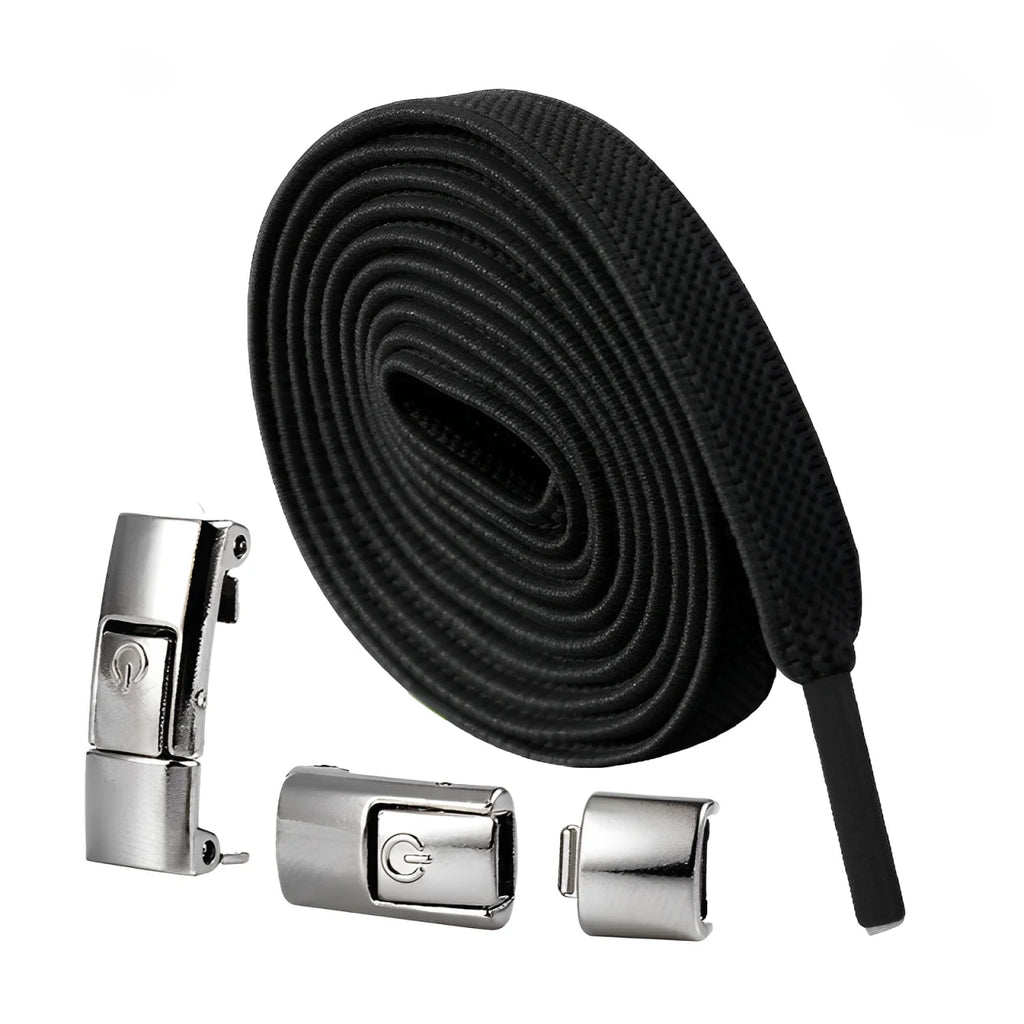 lacet élastique noir sans noeud