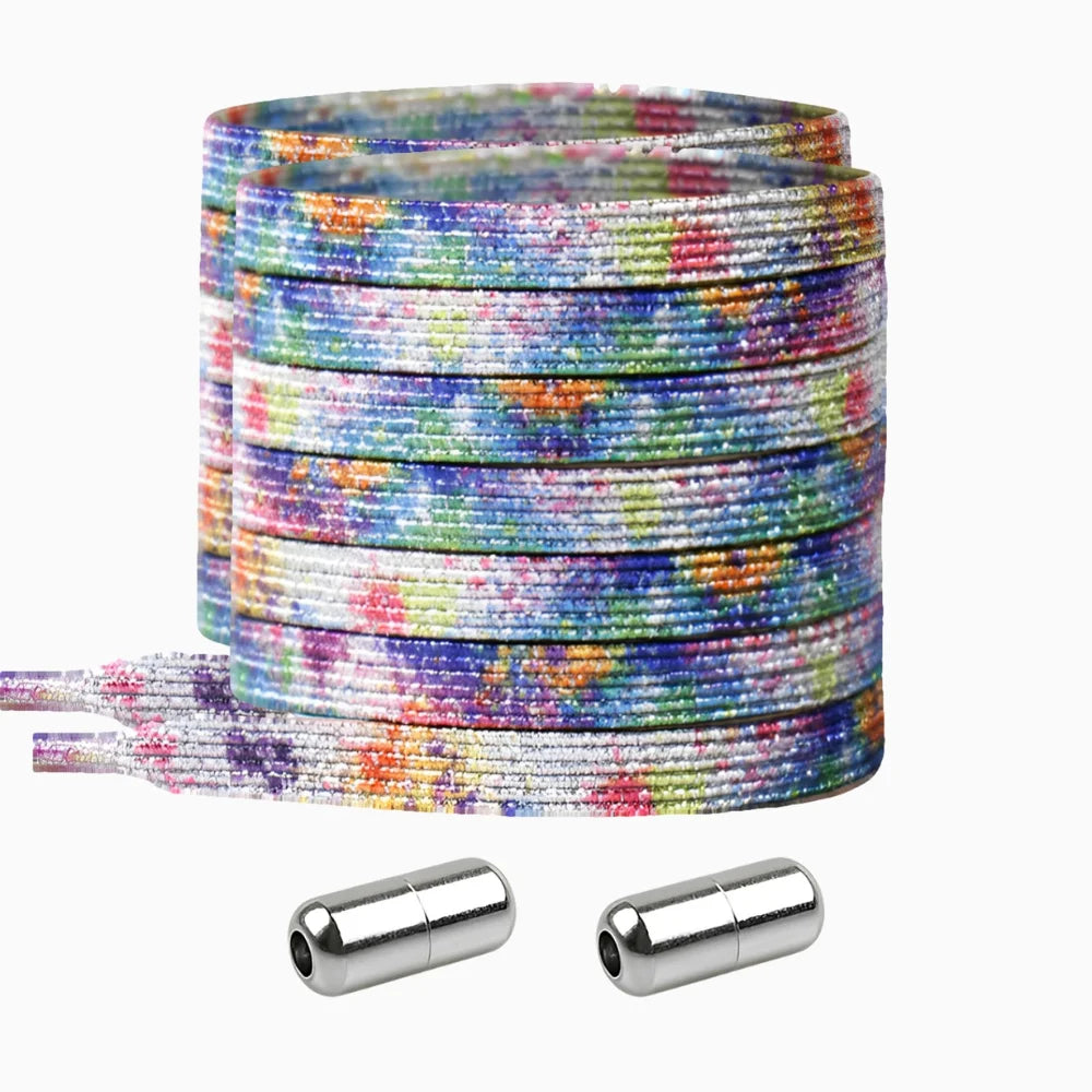 Lacet élastique original avec embout à visser coloré
