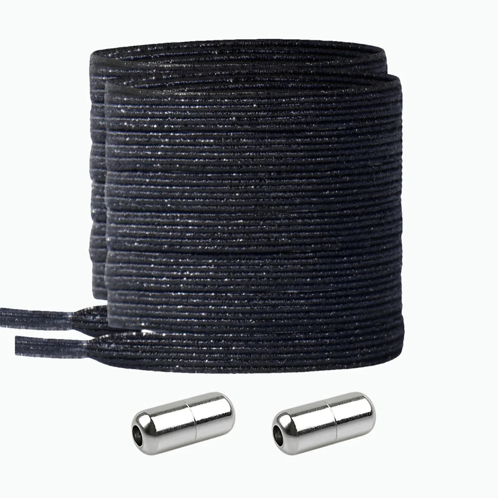 Lacet élastique original avec embout à visser noir