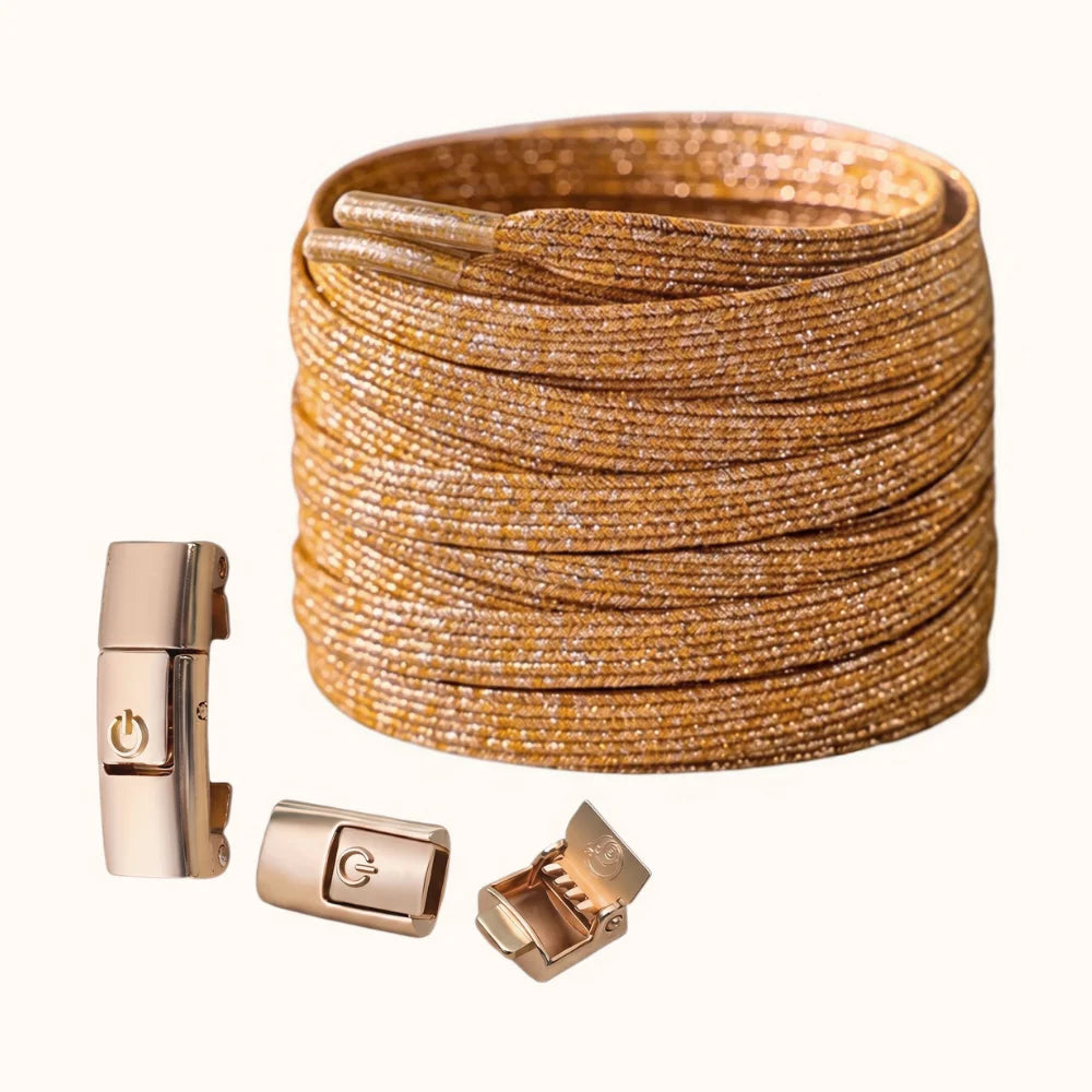 lacet élastique original doré