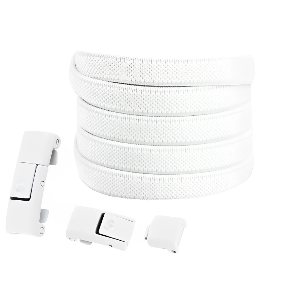 Lacets élastiques sans nœuds colorés à clipper