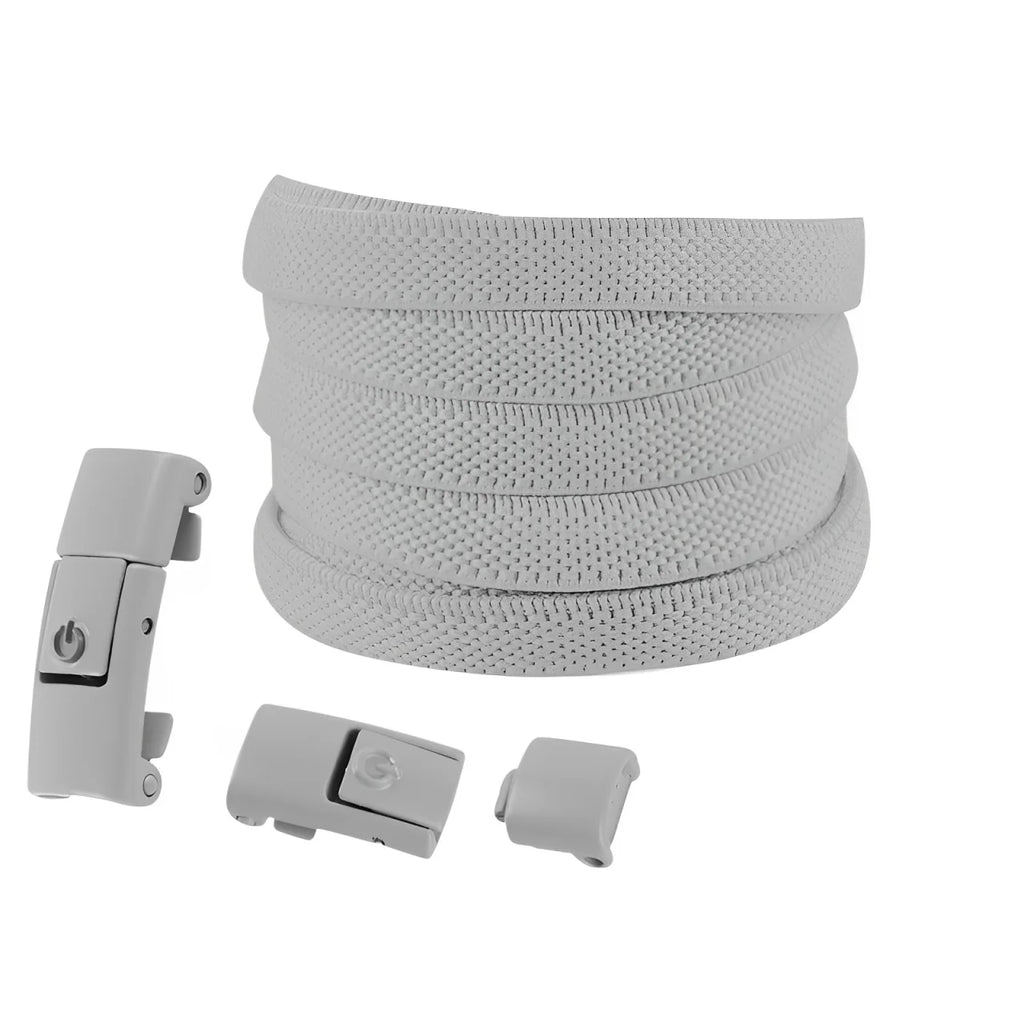 Lacets élastiques sans nœuds colorés à clipper