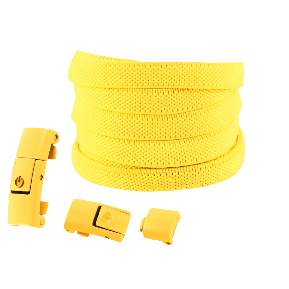 Lacets élastiques sans nœuds colorés à clipper