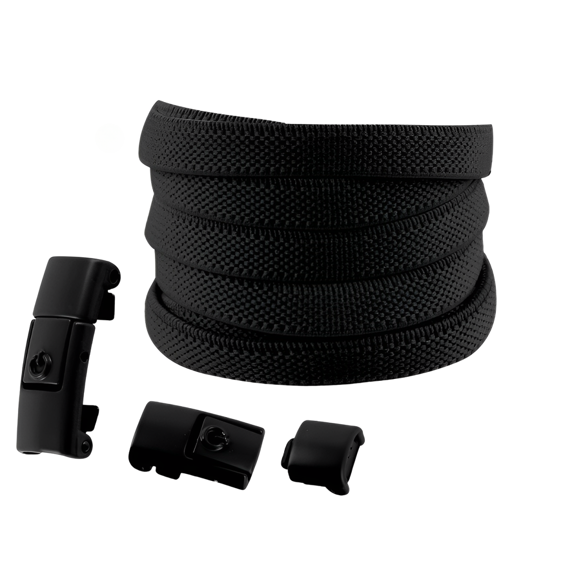 Lacets élastiques sans nœuds colorés à clipper