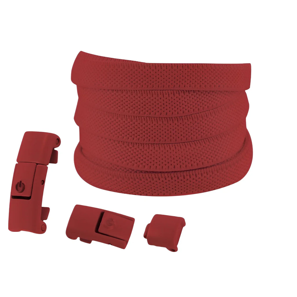 Lacets élastiques sans nœuds colorés à clipper