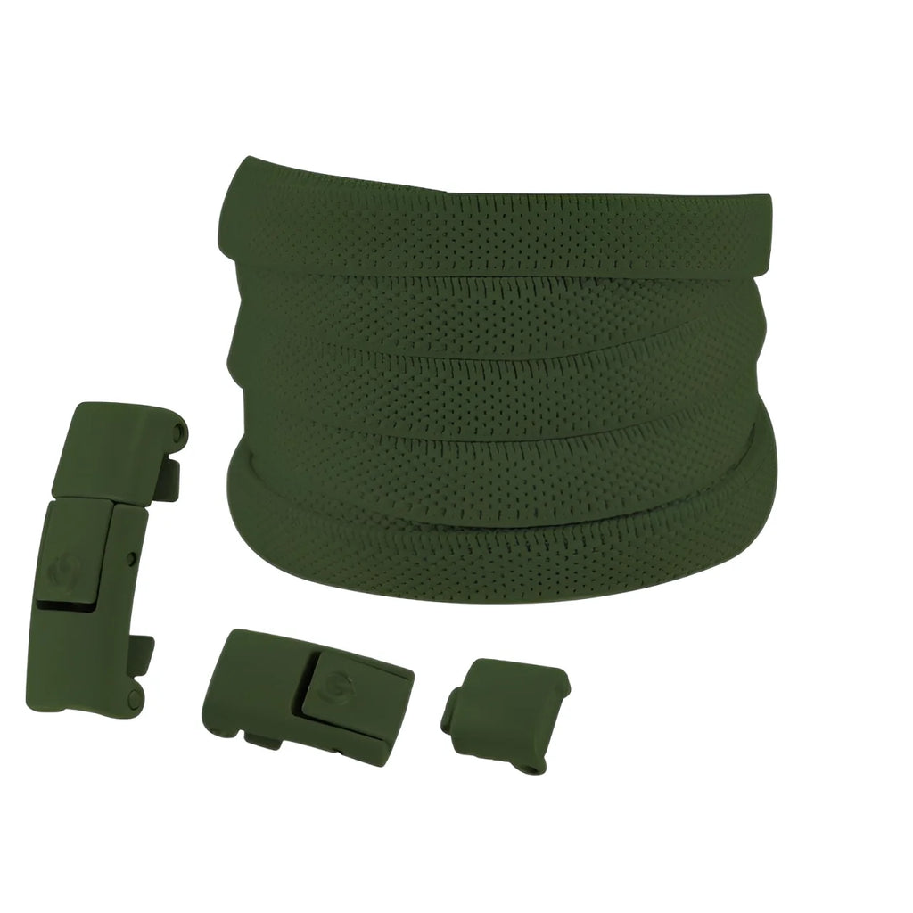 Lacets élastiques sans nœuds colorés à clipper