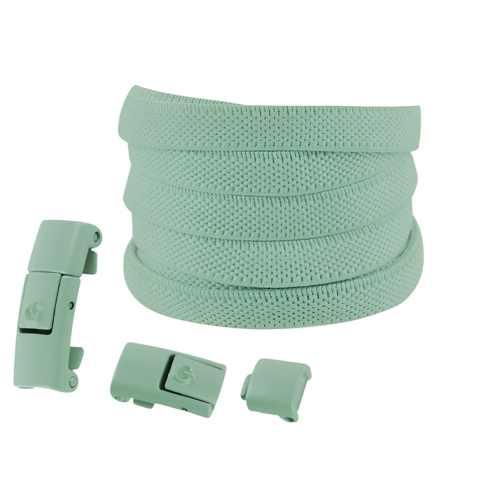 Lacets élastiques sans nœuds colorés à clipper