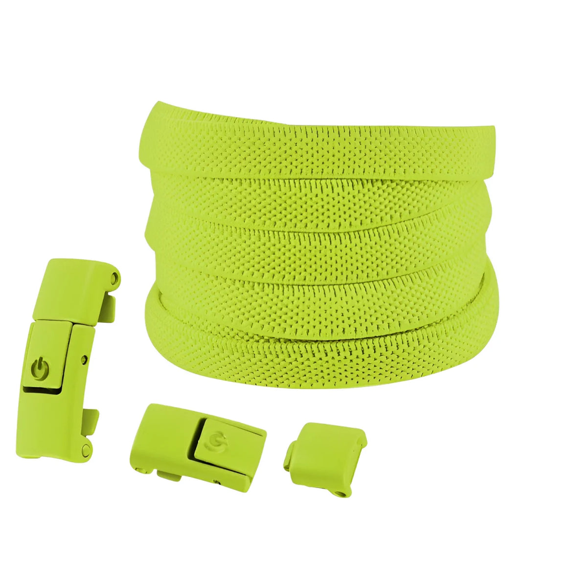 Lacets élastiques sans nœuds colorés à clipper