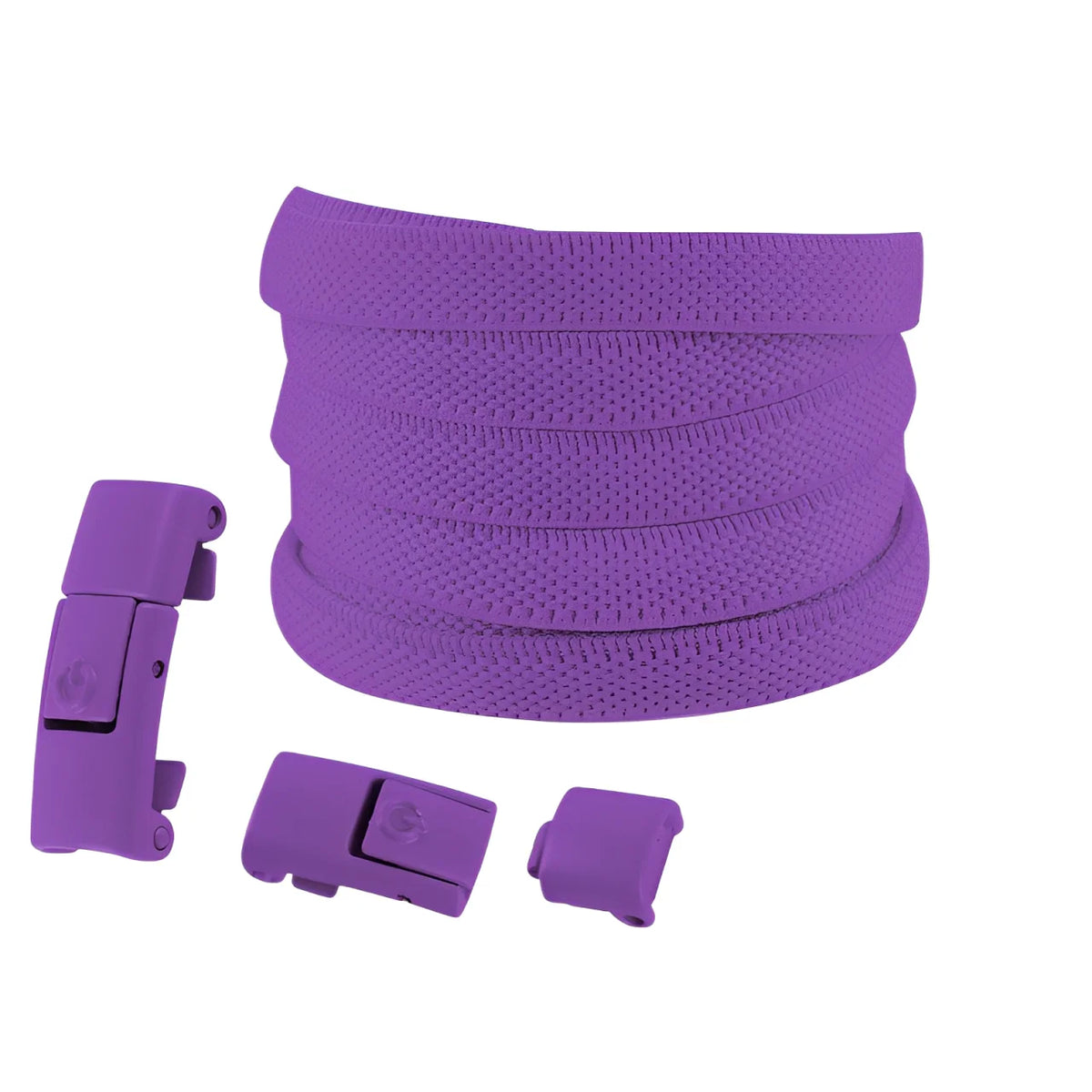 Lacets élastiques sans nœuds colorés à clipper